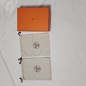 Hermes Empty Box with 2 Dust Covers